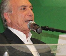Temer cancela viagem para assinar ordem de serviço para Canal do Sertão, em AL