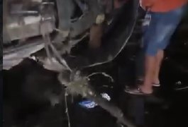 Grave acidente entre dois carros deixa feridos na ﻿na BR-316, em Pilar