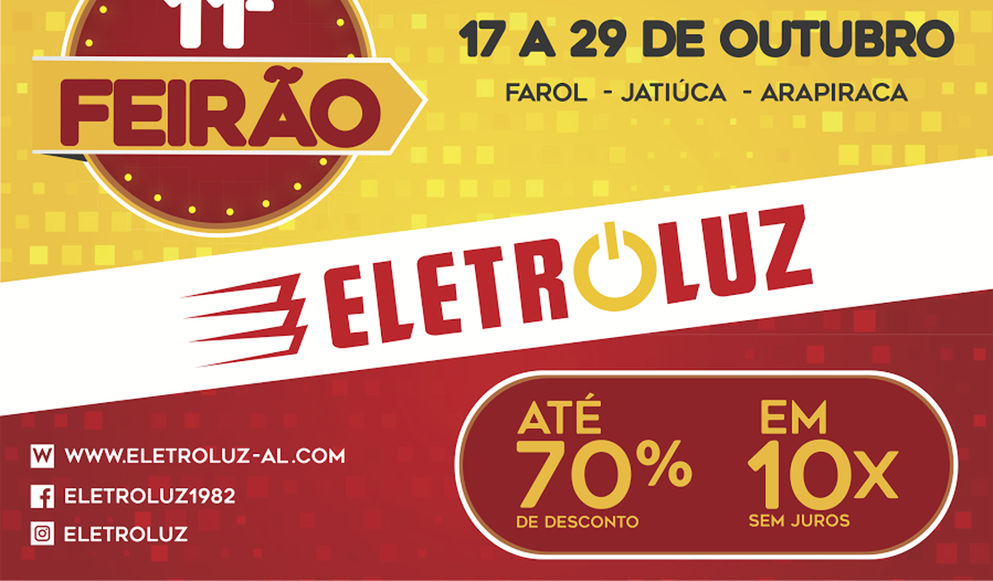 Eletroluz oferece até 70% de desconto em lâmpadas LED, durante feirão