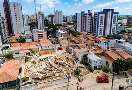 Vídeo mostra situação de estruturas de prédio que desabou em Fortaleza