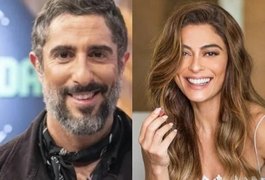 Em sua estreia, Marcos Mion revela intimidades de Juliana Paes no Caldeirão