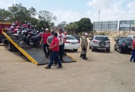 Dezenas de veículos são apreendidos durante operação integrada realizada em Arapiraca