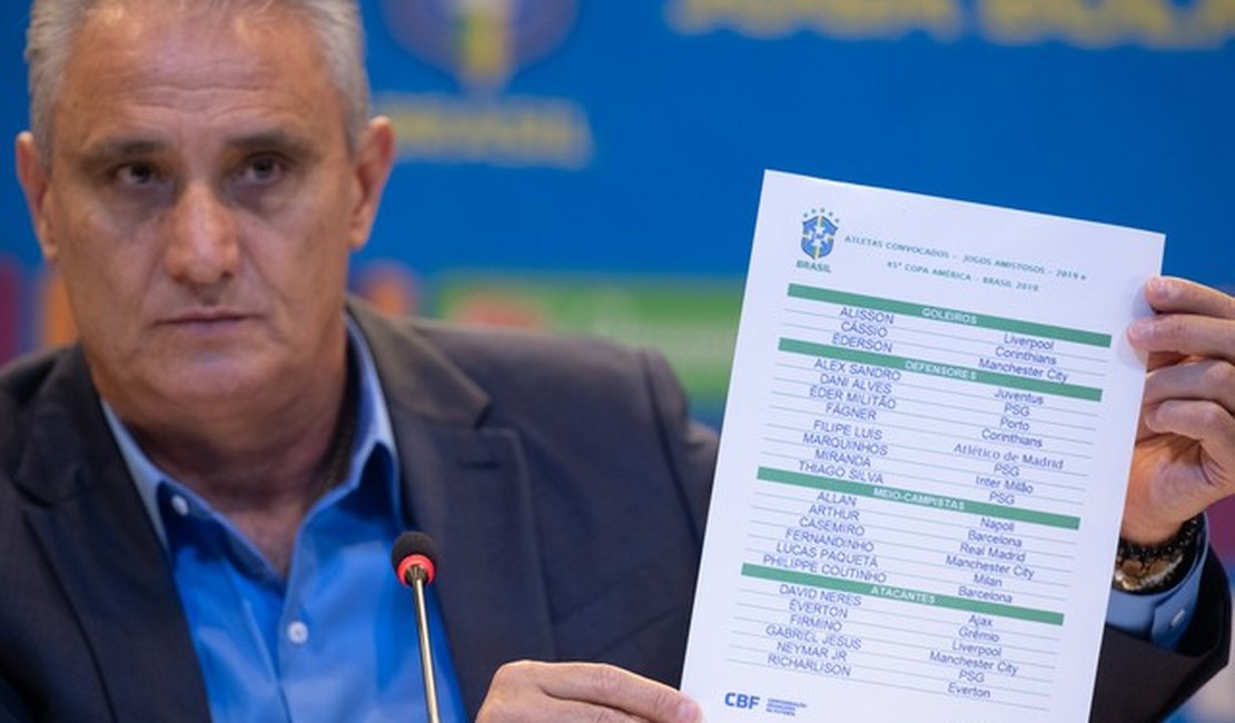 Que horas é a convocacao do Tite?