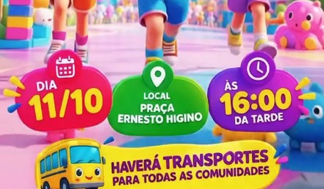 Prefeitura prepara domingo especial para as crianças com o “Coité Kids”