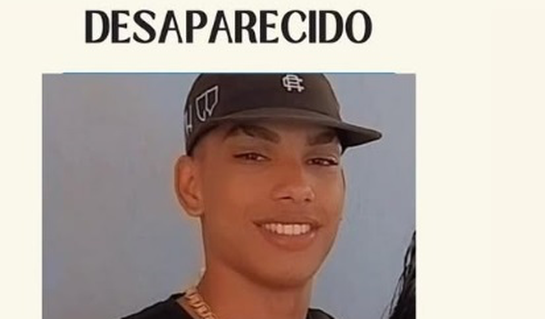 Familiares buscam informações de jovem alagoano desaparecido