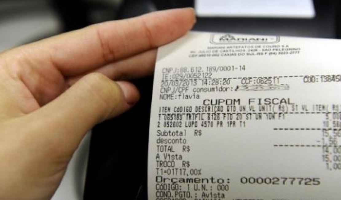 Nota Fiscal Cidadã paga mais de R$ 4 milhões a alagoanos participantes