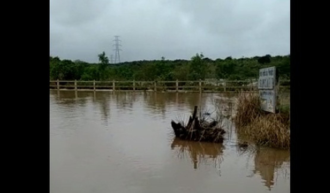 Chuva deixou várias ruas de Arapiraca alagadas