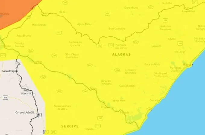Calor intenso marca o domingo em Alagoas, aponta boletim da Semarh