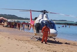 Mulher morre após afogamento na Praia da Sereia, em Maceió