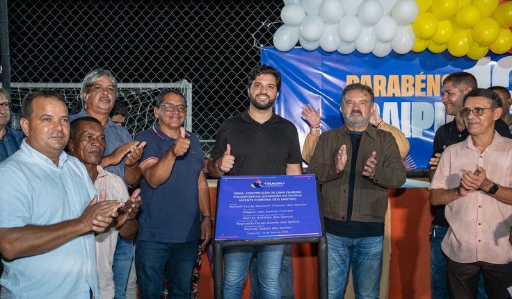 Prefeitura de Traipu inaugura quadras esportivas no Sítio Novo e Vila São José durante programação dos 134 anos do município