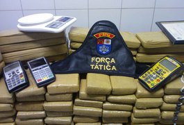 Polícia prende homem com 156 quilos de maconha em Barra Nova