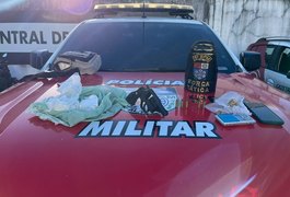 Força Tática do 5° BPM prende homem por tráfico de drogas no Benedito Bentes