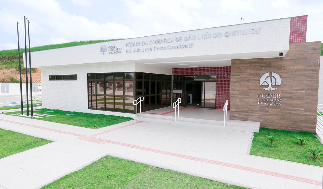 Fórum de São Luís do Quitunde será inaugurado pelo TJ/AL na sexta-feira (1)