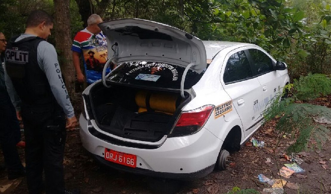 Polícia Civil recupera táxi roubado em Maceió