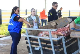 FPI flagra abate clandestino e recolhe carnes em condições impróprias para consumo