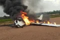 Piloto coloca fogo em avião e foge após ação de controle da FAB no MT