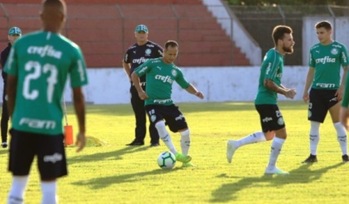 Palmeiras faz último treino em Maceió antes de enfrentar o CSA, pelo Brasileirão