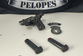 Pistola é apreendida em residência durante operação em Olho D'água do Casado