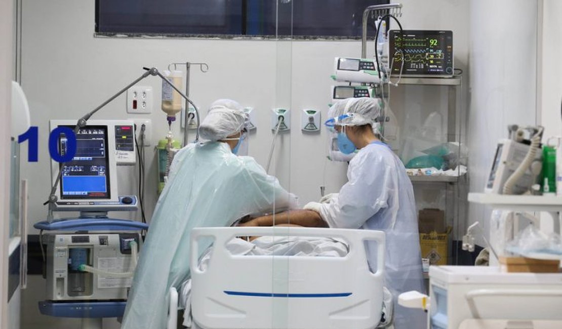 Alagoas registrou 86% da taxa de ocupação de leitos de UTI de Covid-19