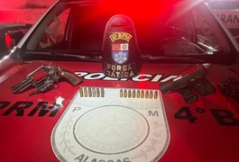 Força Tática do 4° BPM prende homem com armas de fogo em Maceió