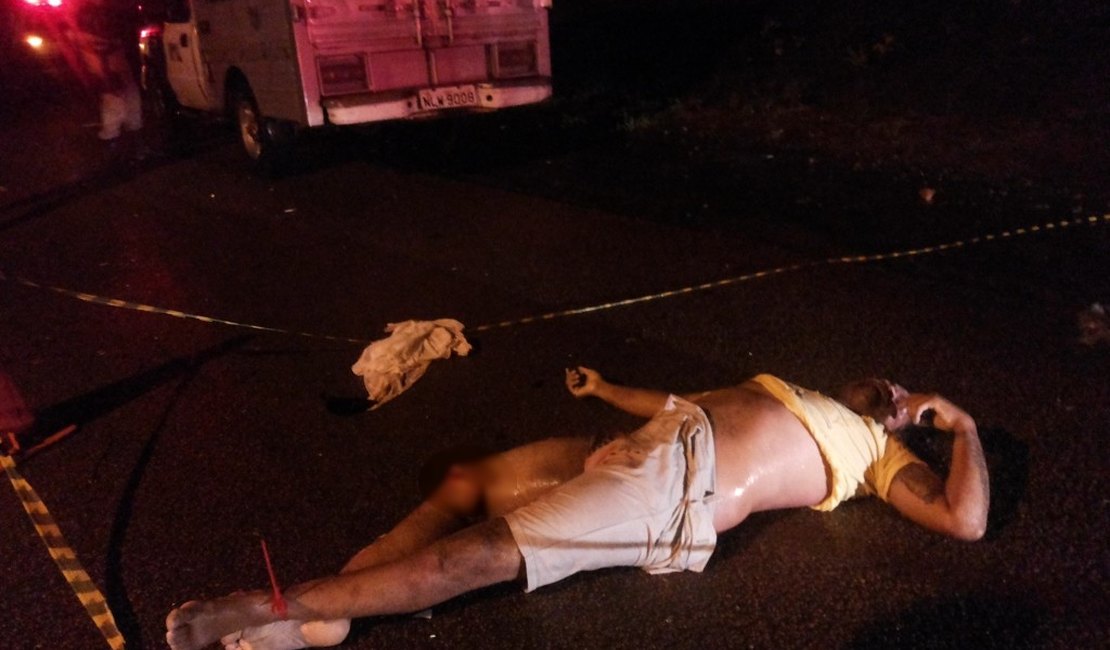 Acidente entre carro e moto deixa vítima fatal na AL-110, em Coité do Noia