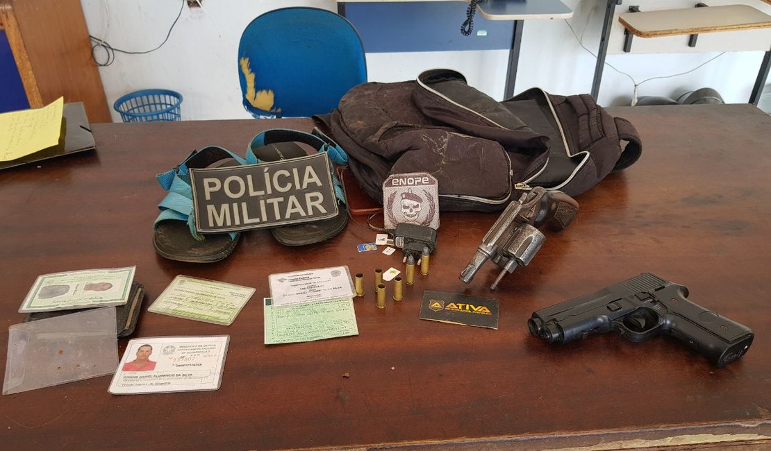 Suspeitos de assalto morrem em troca de tiro com a polícia em Lagoa da Canoa