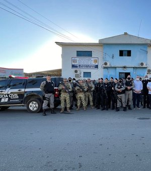 Operação integrada resulta na prisão de 16 pessoas, em Palmeira dos Índios