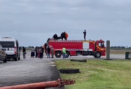 Corpo de tenente da PMAL morto em treinamento no DF chega em Alagoas e segue para academia da Polícia