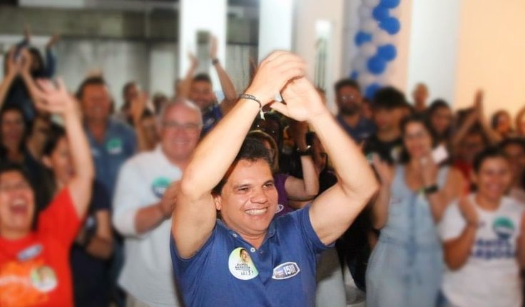 Ricardo Nezinho comemora e agradece votação nas urnas