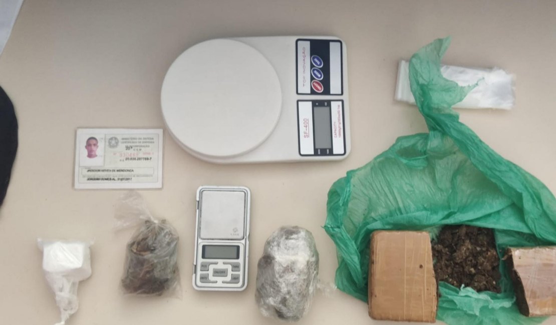 Operação prende suspeito de tráfico e apreende drogas no interior de Alagoas