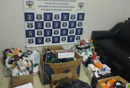 Polícia apresenta resultado de operação que apreendeu produtos roubados em Arapiraca