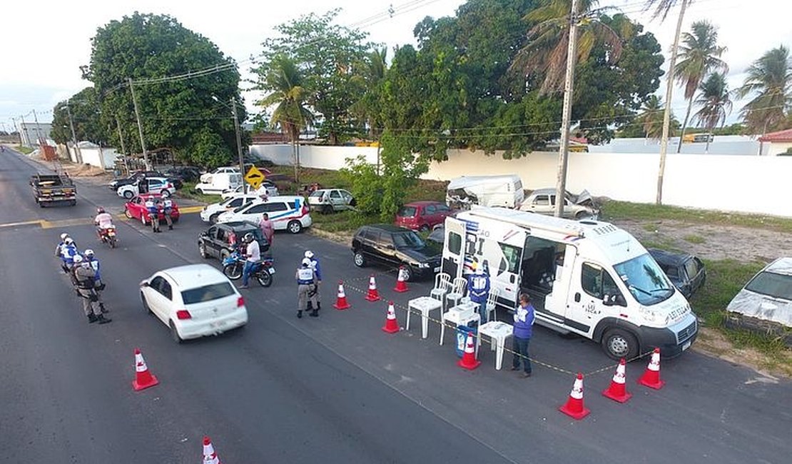 Detran Alagoas inicia nesta quarta-feira a operação Lei Seca na Semana Santa