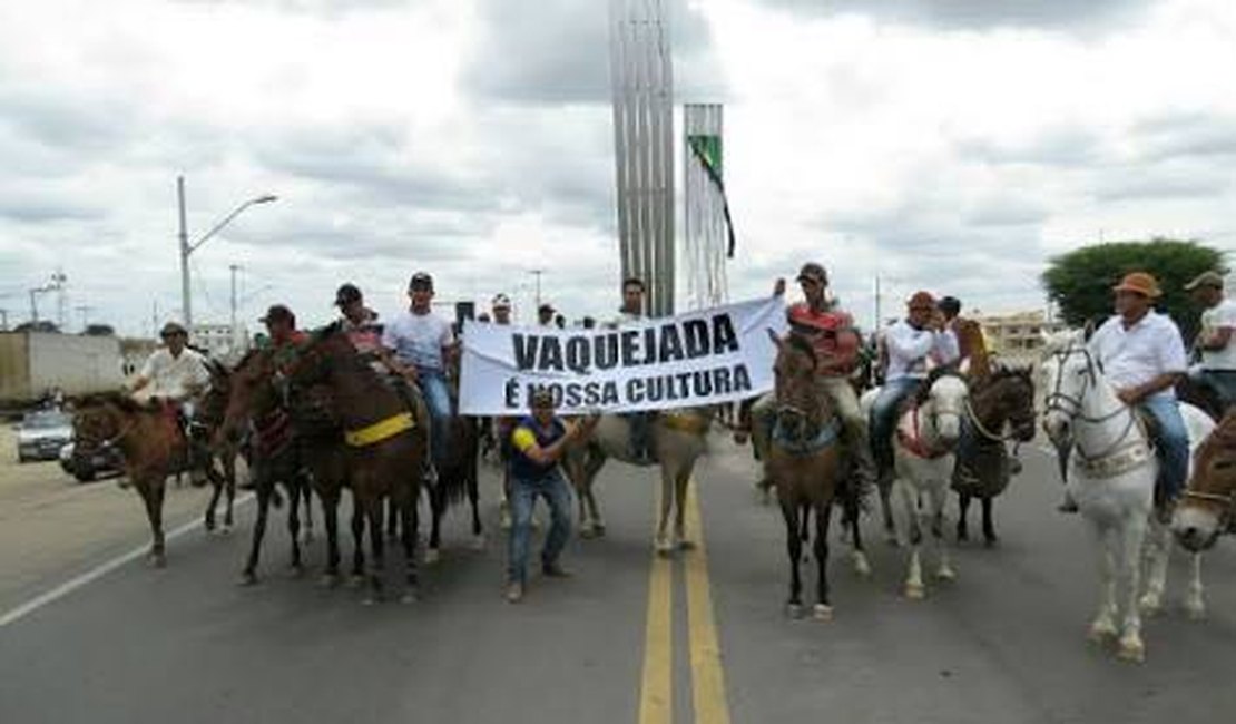 Vaqueiros de todo o país realizam ato  em Brasília para cobrar a aprovação da PEC 304