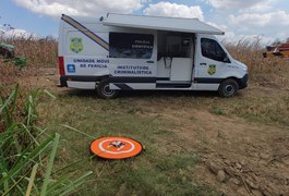 Polícia Científica de Alagoas examina local de morte por descarga elétrica