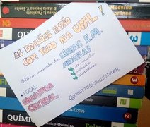 Estudantes da Ufal realizam campanha para doação de livros