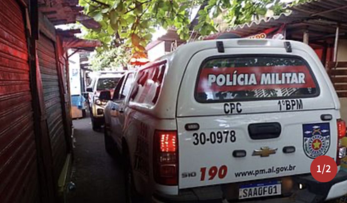 Casal é executado com vários tiros em feira no Centro de Maceió