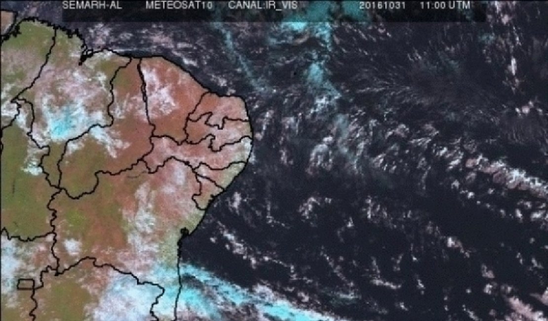 Semarh: condições atmosféricas continuam favoráveis à formação de nebulosidade em AL