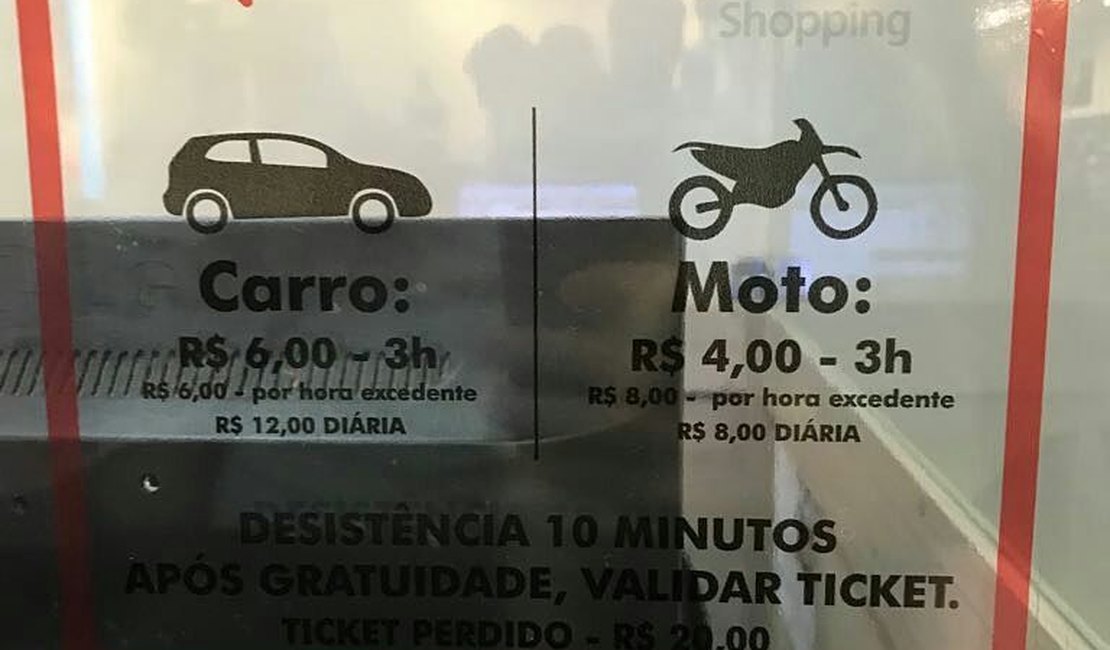 Procon Arapiraca notifica shopping por aumento de taxa de estacionamento