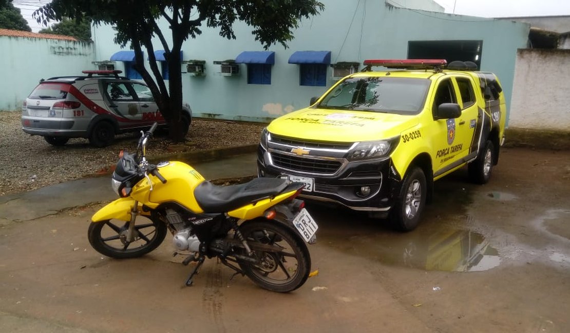Mulher tem moto roubada na noite de ontem e recuperada nesta sexta (6), dia do seu aniversário