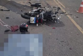 Motociclista morre em colisão frontal com caminhão-pipa na AL-115, em Arapiraca