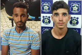 Jovens são detidos suspeitos de assaltar entregador de pizza, em Arapiraca