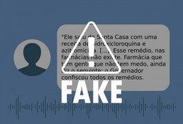 É falso que Governo de Alagoas tenha confiscado estoque de hidroxicloroquina