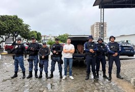 Ação conjunta entre guardas municipais de Maceió e Marechal prende acusado de agredir 'Ceguinho do Centro'