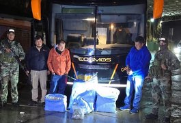Ônibus de empresa contratada pelo São Paulo na Bolívia é apreendido com 86kg de maconha