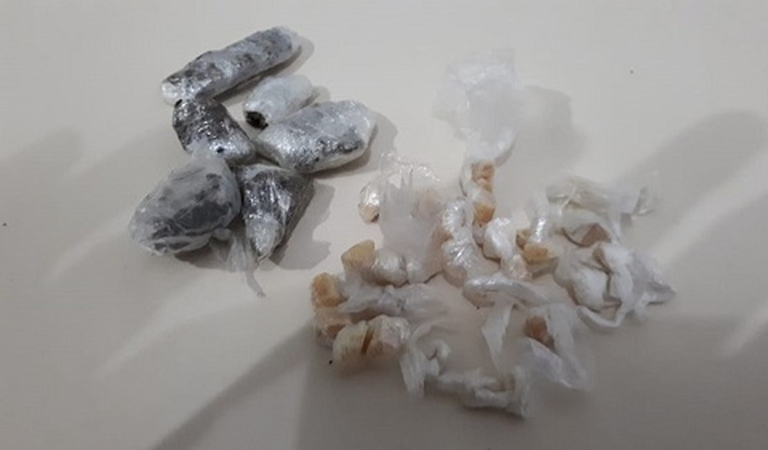 Pelopes retira de circulação quantia de drogas no bairro Canafístula, em Arapiraca