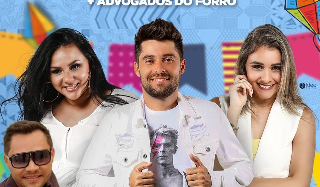 Banda Noda de Caju e Advogados do Forró prometem animar a sexta no Arraiá do Quinta