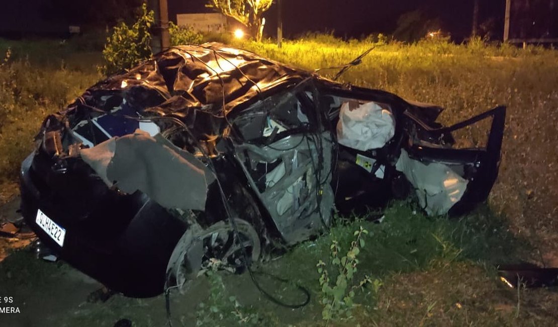 Grave acidente deixa condutor morto na AL 130 , no Sertão alagoano