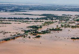 Nível do Guaíba, no RS, começa a descer, mas ainda está 2m acima do limite