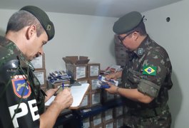 Operação do Exército combate comércio ilegal de armas e munições em Arapiraca