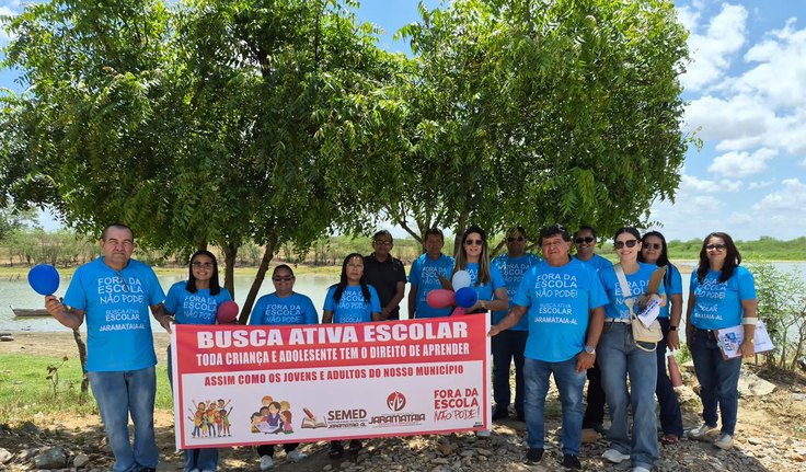 Jaramataia reforça combate à evasão e realiza ﻿busca ativa de estudantes